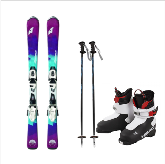 キッズプラン:スキー3点セット (スキー・ブーツ・ストック) | スノーレンタル（SNOW RENTAL）